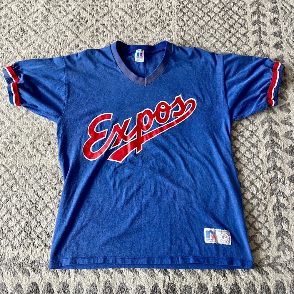 Vintage Russell Athletic Montreal Expos T Shirt